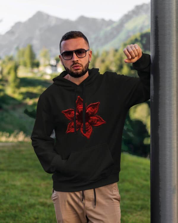 1494 (3) Bluza z kapturem <br>Stranger Things Demogorgon