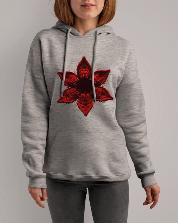 1494 (5) Bluza z kapturem <br>Stranger Things Demogorgon