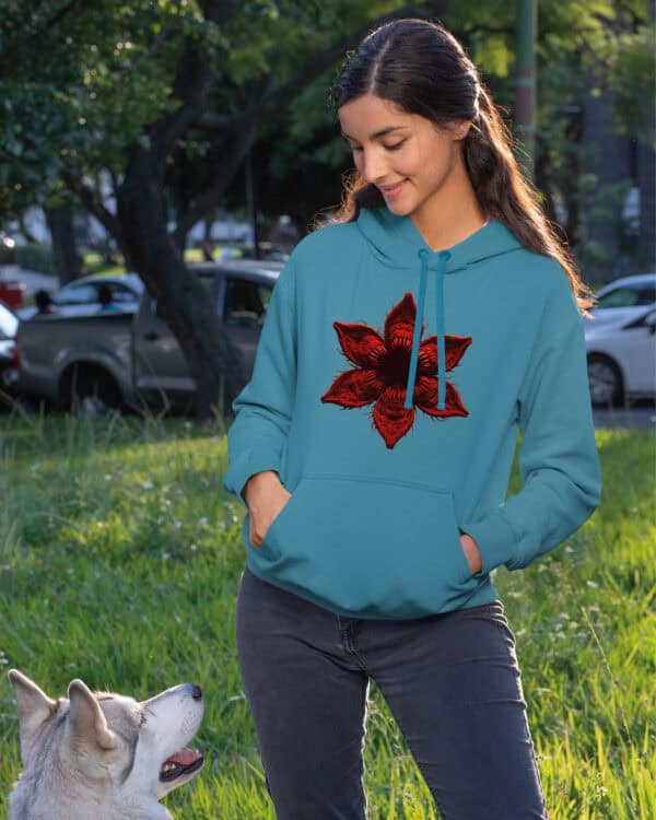 1494 (8) Bluza z kapturem <br>Stranger Things Demogorgon