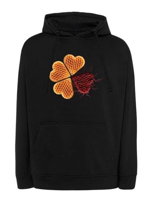 1495 (1) Bluza z kapturem Stranger Things Upside Down Gofry