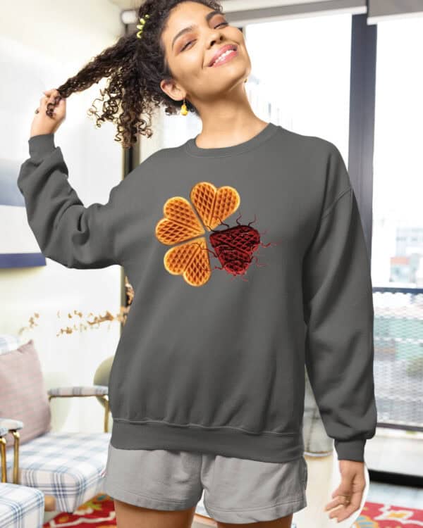 1495 (14) Bluza bez kaptura <br>Stranger Things Upside Down Gofry