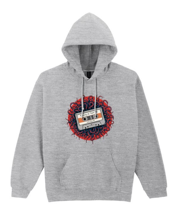 1496 (13) Bluza z kapturem <br>Stranger Things Znana Muzyka Kaseta