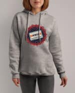 1496 (14) Bluza z kapturem <br>Stranger Things Znana Muzyka Kaseta