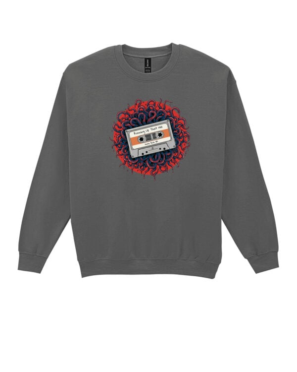 1496 (22) Bluza bez kaptura <br>Stranger Things Znana Muzyka Kaseta