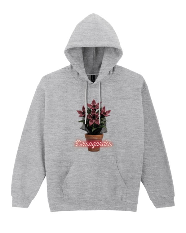 1498 (13) Bluza z kapturem <br>Stranger Things Demogorgon Ogród Kwiaty