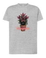 1498 (4) Koszulka Stranger Things Demogorgon Ogród Kwiaty