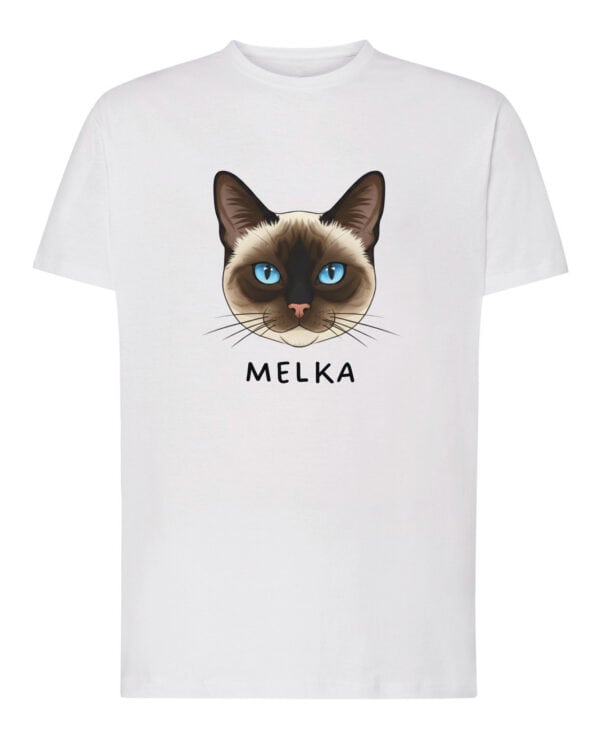 1578 (1) Koszulka Syjamski <br>Personalizowana Kot Pupil