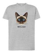 1578 (4) Koszulka Syjamski <br>Personalizowana Kot Pupil