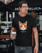 1580 (12) Koszulka Dachowiec Rudo Biały <br>Personalizowana Kot