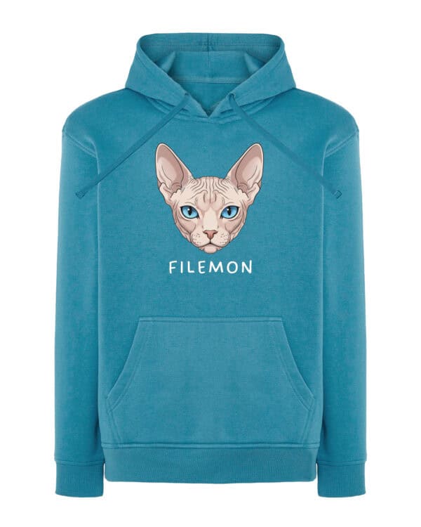 1581 (16) Bluza z kapturem Sfinks <br>Personalizowana Kot Pupil