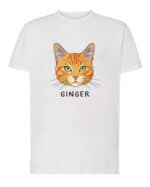 1583 (1) Koszulka Dachowiec Rudy Pręgowany <br>Personalizowana Kot