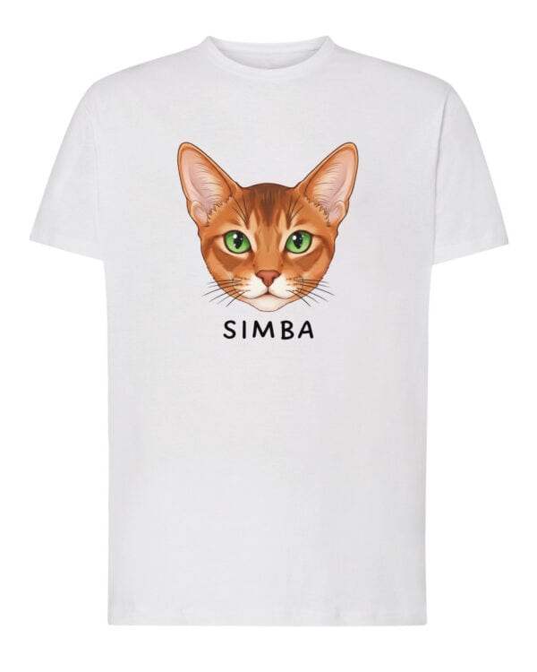 1584 (1) Koszulka Abisyński <br>Personalizowana Kot Pupil