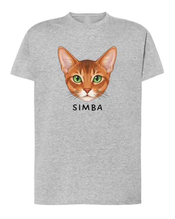 1584 (4) Koszulka Abisyński <br>Personalizowana Kot Pupil