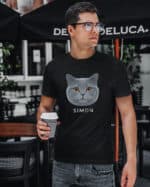 1585 (12) Koszulka Brytyjski krótkowłosy <br>Personalizowana Kot Pupil