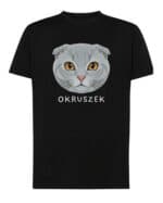 1587 (10) Koszulka Szkocki zwisouchy Personalizowana Kot Pupil