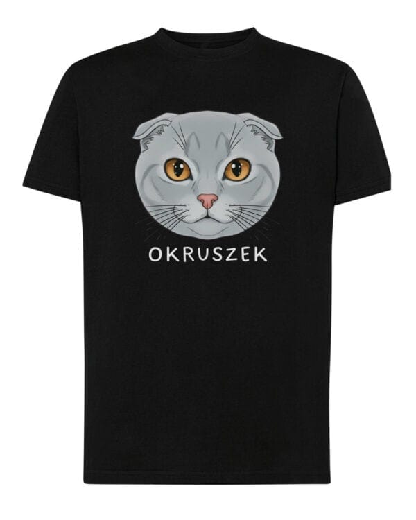 1587 (10) Koszulka Szkocki zwisouchy Personalizowana Kot Pupil