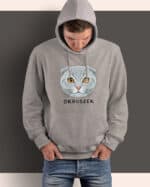 1587 (9) Bluza z kapturem Szkocki zwisouchy <br>Personalizowana Kot Pupil