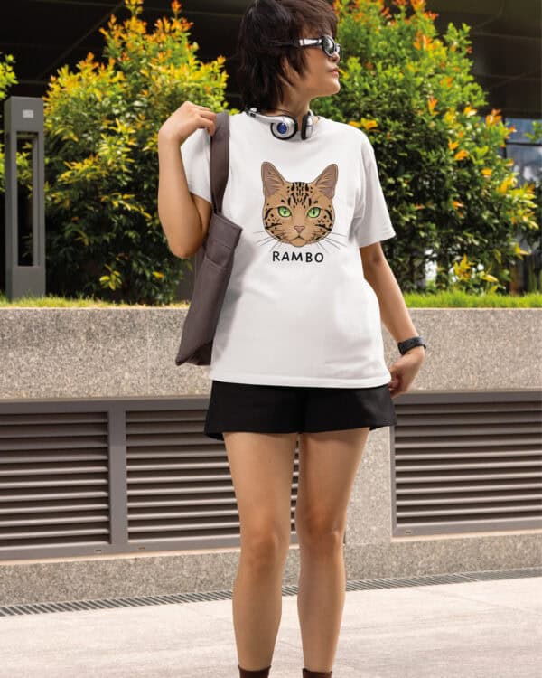 1589 (2) Koszulka Toyger <br>Personalizowana Kot Pupil