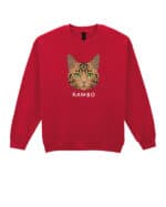 1589 (25) Bluza bez kaptura Toyger <br>Personalizowana Kot Pupil