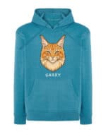 1592 (16) Bluza z kapturem Maine Coon Rudy <br>Personalizowana Kot Pupil