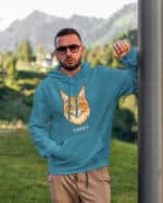 1592 (18) Bluza z kapturem Maine Coon Rudy <br>Personalizowana Kot Pupil