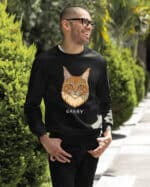 1592 (21) Bluza bez kaptura Maine Coon Rudy <br>Personalizowana Kot Pupil