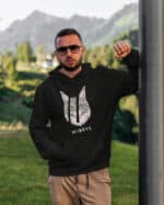 1593 (15) Bluza z kapturem Maine Coon Szary <br>Personalizowana Kot Pupil