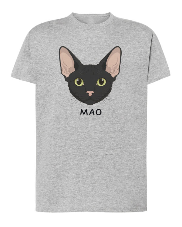 1595 (4) Koszulka Devon Rex Czarny <br>Personalizowana Kot Pupil