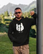 1599 (15) Bluza z kapturem Amerykański Curl Biały <br>Personalizowana Kot