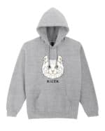 1599 (7) Bluza z kapturem Amerykański Curl Biały <br>Personalizowana Kot