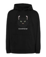 1600 (13) Bluza z kapturem Amerykański Curl Czarny <br>Personalizowana Kot