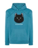 1600 (16) Bluza z kapturem Amerykański Curl Czarny <br>Personalizowana Kot