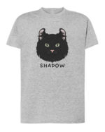 1600 (4) Koszulka Amerykański Curl Czarny <br>Personalizowana Kot