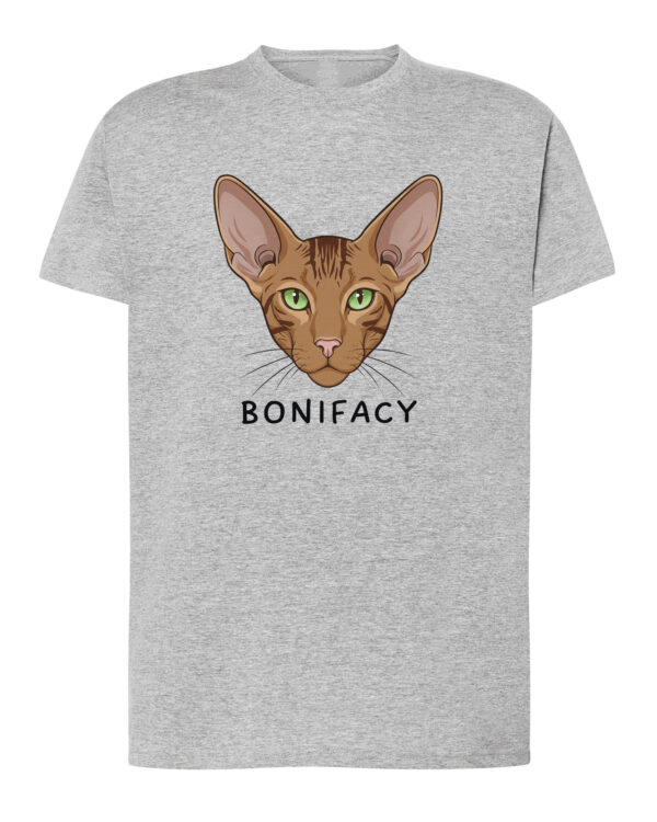 1601 (4) Koszulka Orientalny Brązowy <br>Personalizowana Kot Pupil