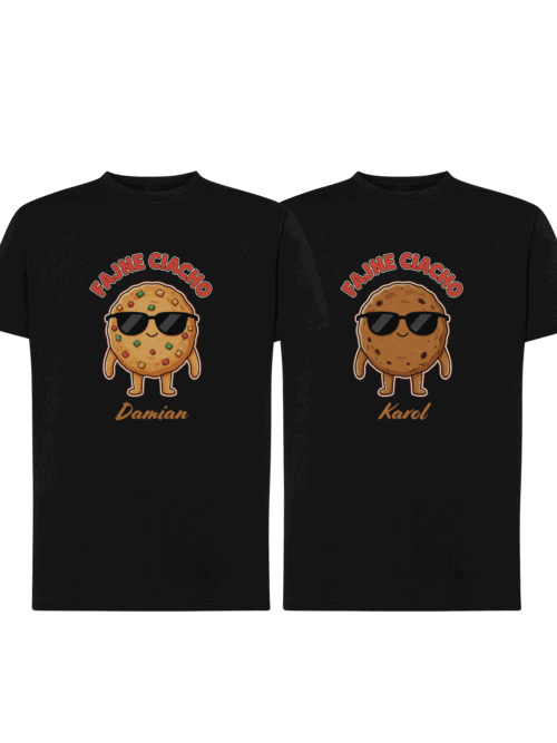 93 Zestaw koszulek Słodka z was Para dla Gejów Personalizowana