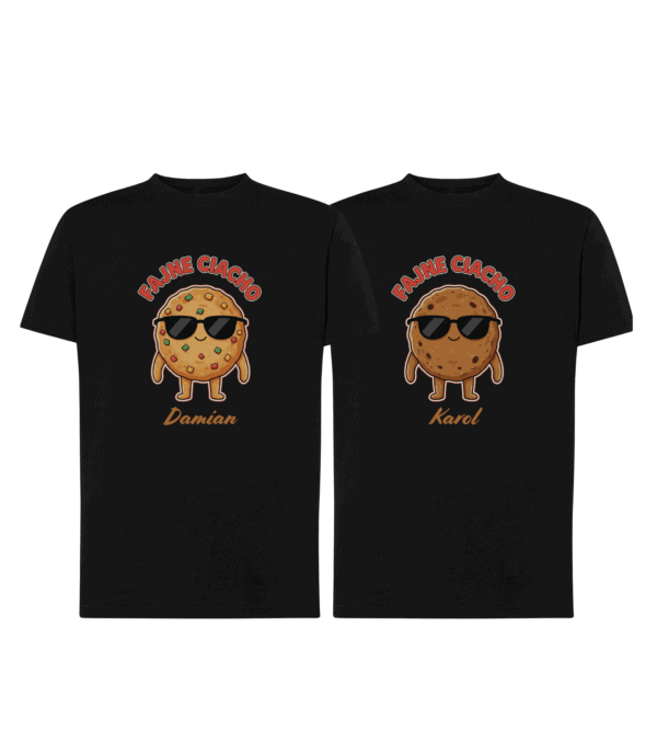 93 Zestaw koszulek Słodka z was Para dla Gejów Personalizowana