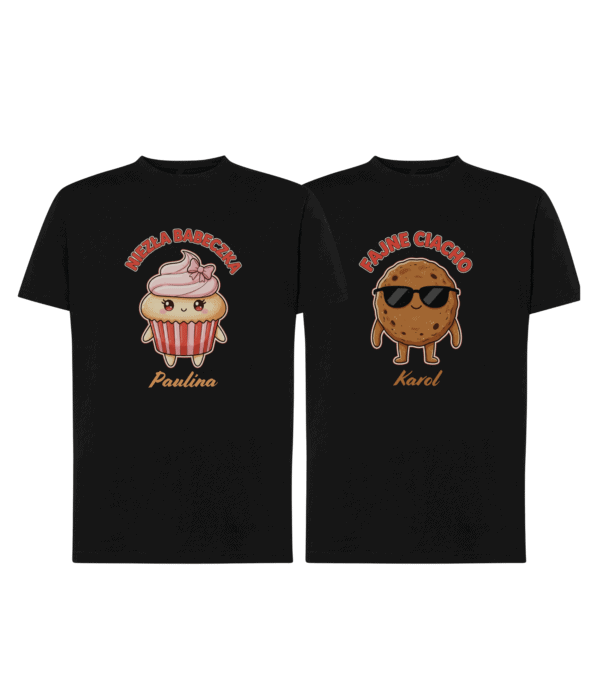 94 Zestaw koszulek Słodka z was Para dla Par Personalizowana