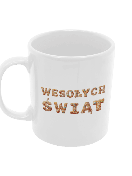 Kubek Boże Narodzenie Pierniczkowe Wesołych Świąt
