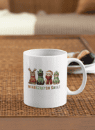TL SUB MUG WH 1466 01 Kubek Świąteczny Kotki Wesołych Świąt