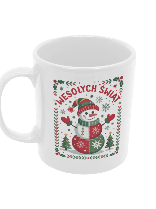 Kubek Świąteczny Wesołych Świąt Bałwanek