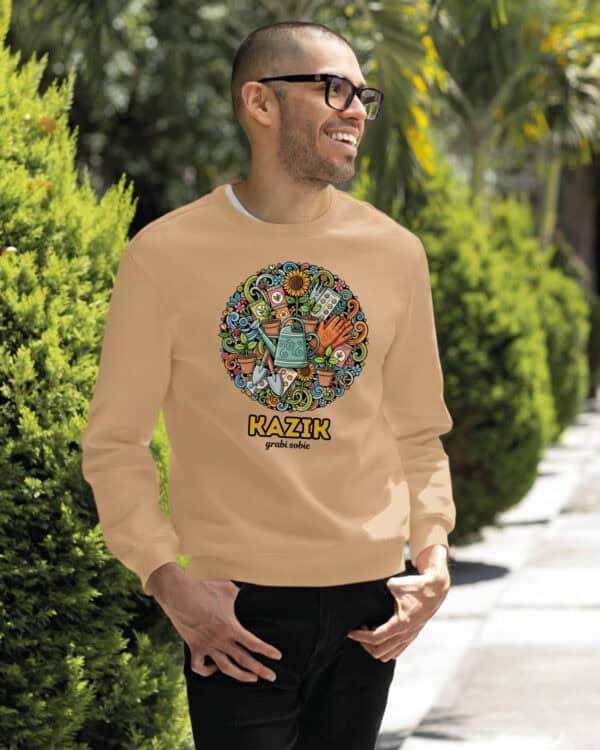 1605 (12) Bluza bez kaptura Ogrodnik <br>Personalizowana Ilustracyjna