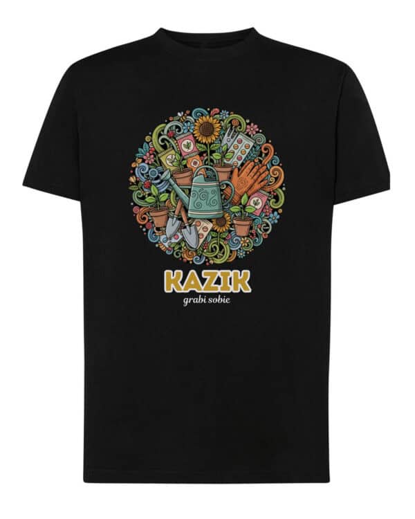 1605 (13) Koszulka Ogrodnik Personalizowana Ilustracyjna