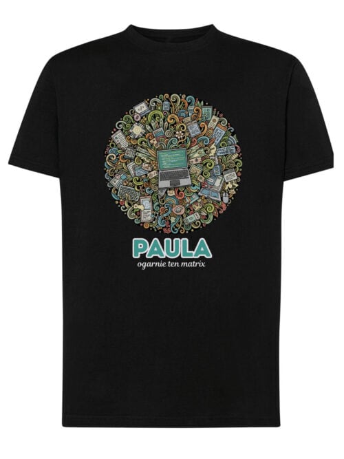 1606 (13) Koszulka Informatyk Personalizowana Ilustracyjna