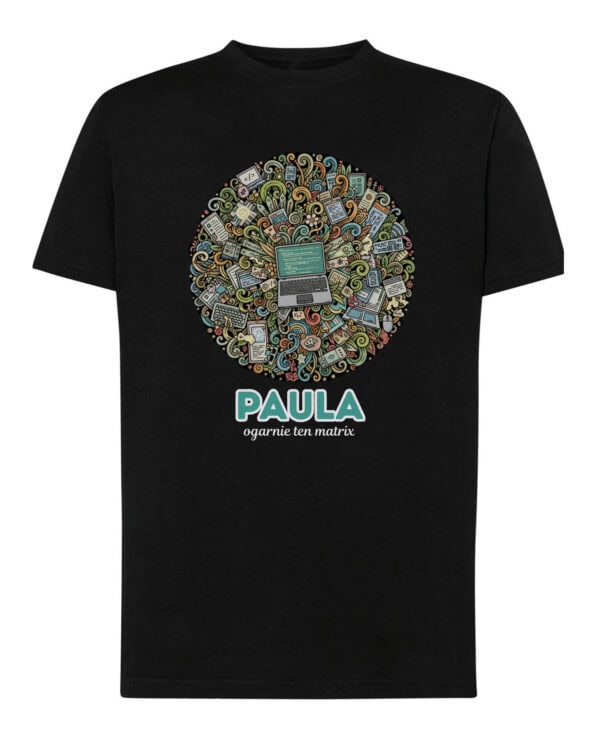 1606 (13) Koszulka Informatyk Personalizowana Ilustracyjna