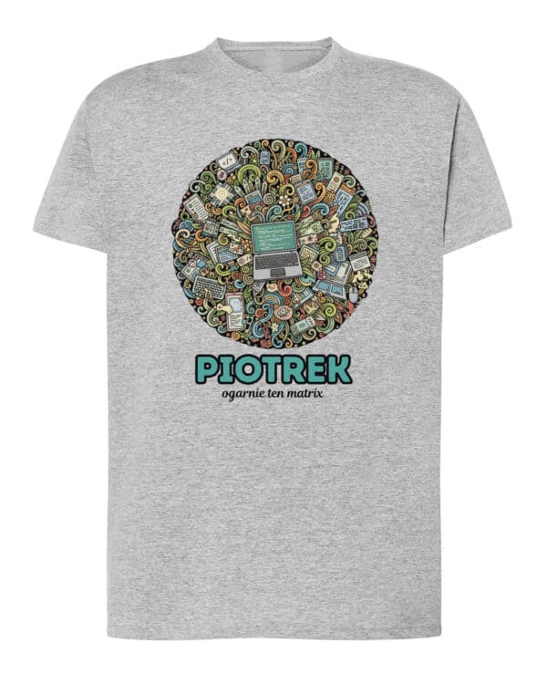 1606 (4) Koszulka Informatyk Personalizowana Ilustracyjna