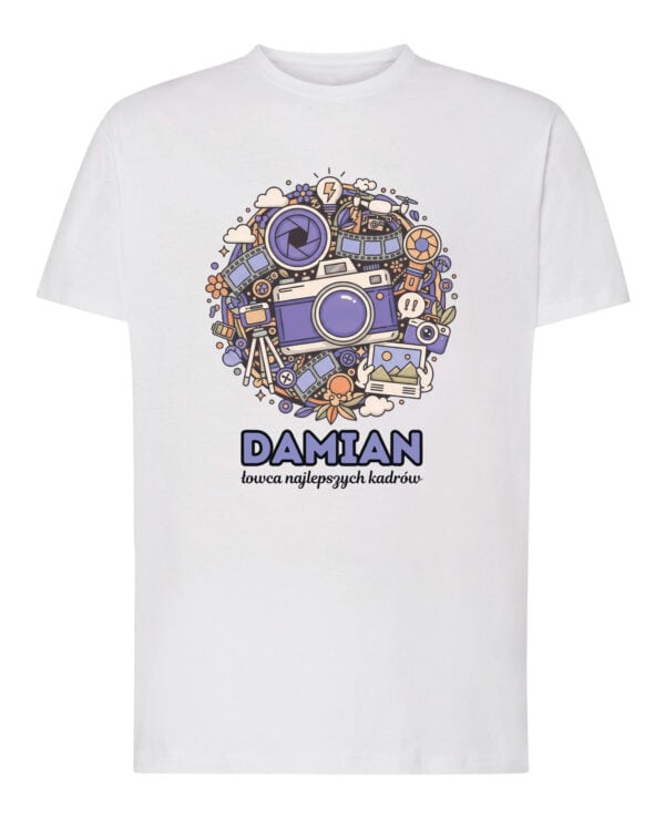 1607 (1) Koszulka Fotograf Personalizowana Ilustracyjna