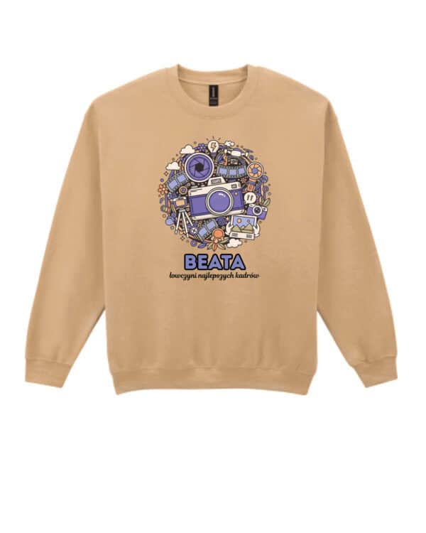 1607 (10) Bluza bez kaptura Fotograf <br>Personalizowana Ilustracyjna