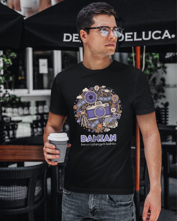 1607 (15) Koszulka Fotograf Personalizowana Ilustracyjna