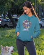 1607 (20) Bluza z kapturem <br>Fotograf Personalizowana Ilustracyjna