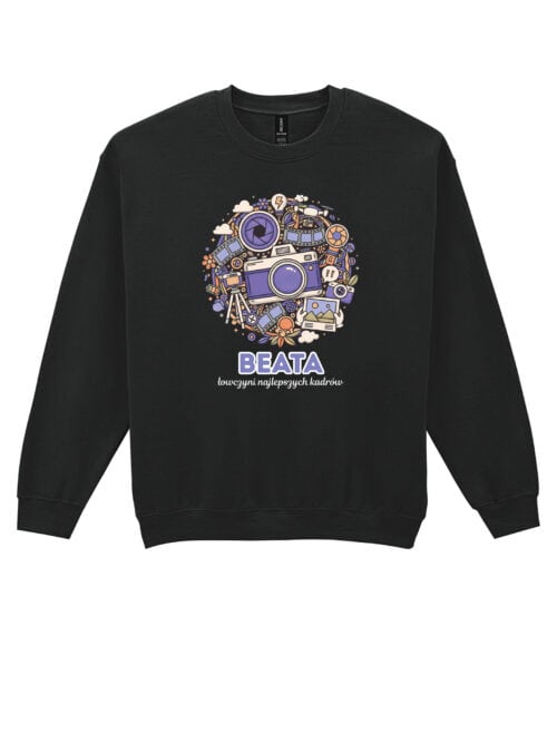 1607 (22) Bluza bez kaptura Fotograf Personalizowana Ilustracyjna